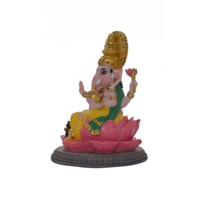 Lotus Ganesh idol