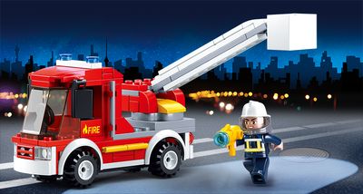 Building Block Fire Truck
