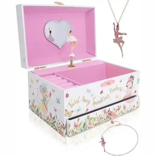 Heart Musical Jewellery Box