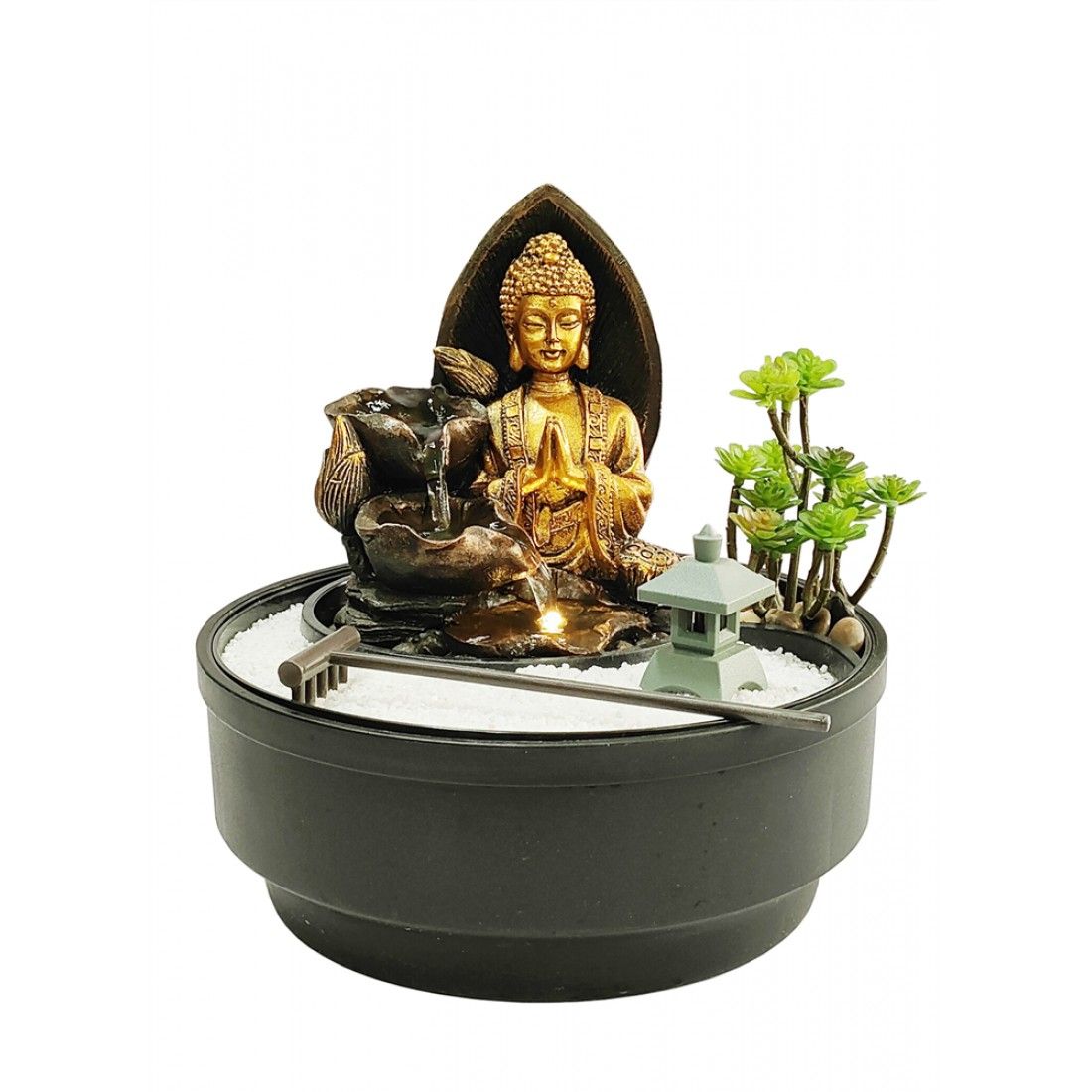 Miniature Buddha Fountain
