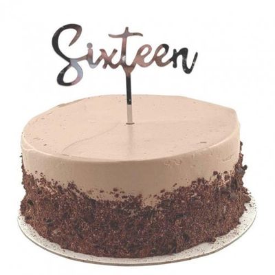 Cake Topper-Sixteen