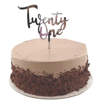 Cake Topper-Twenty One