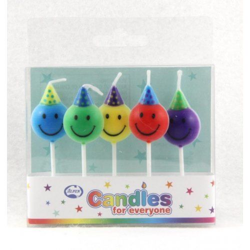 Smiley Face Candle