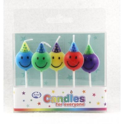 Smiley Face Candle