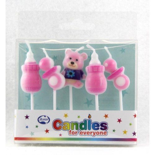 Girl Baby Shower Candle