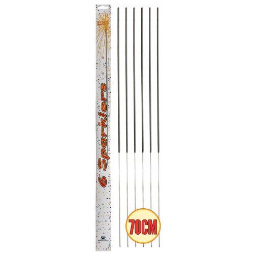 6 Sparklers-70cm