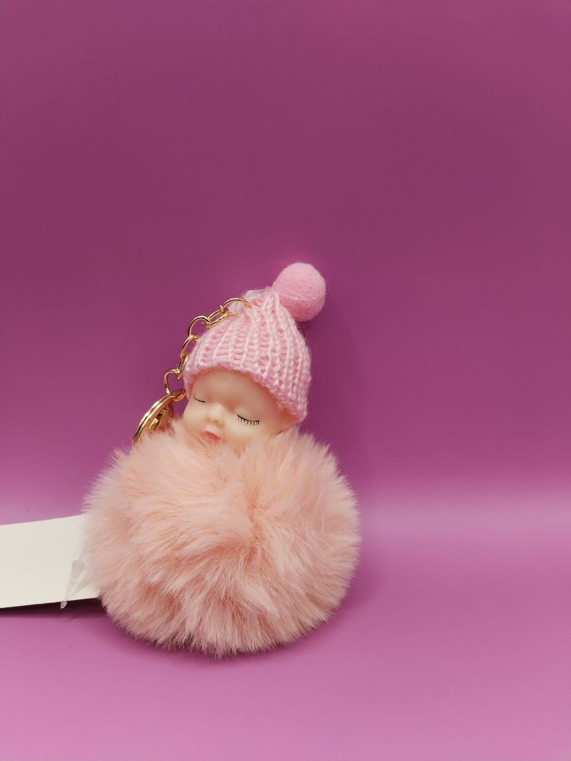 Light pink Baby Keyring