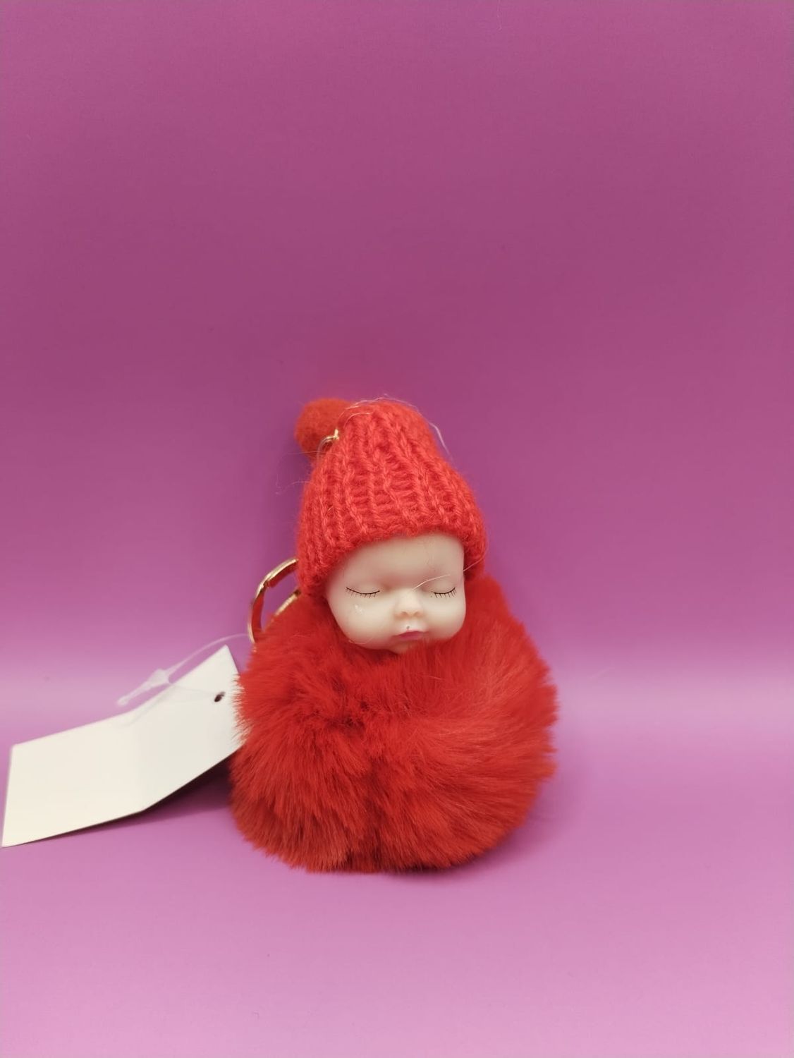 Red Baby Keyring