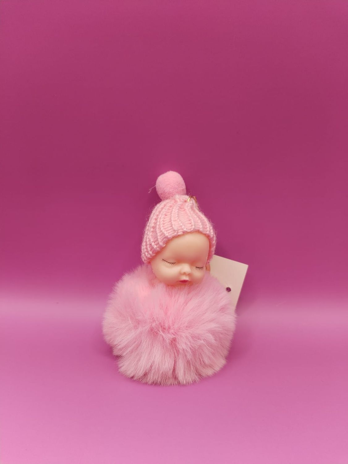 Pink Baby Keyring