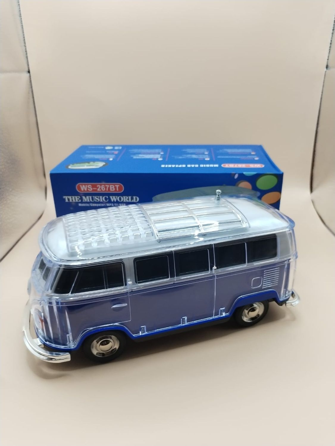 Crystal Car Speaker - Blue