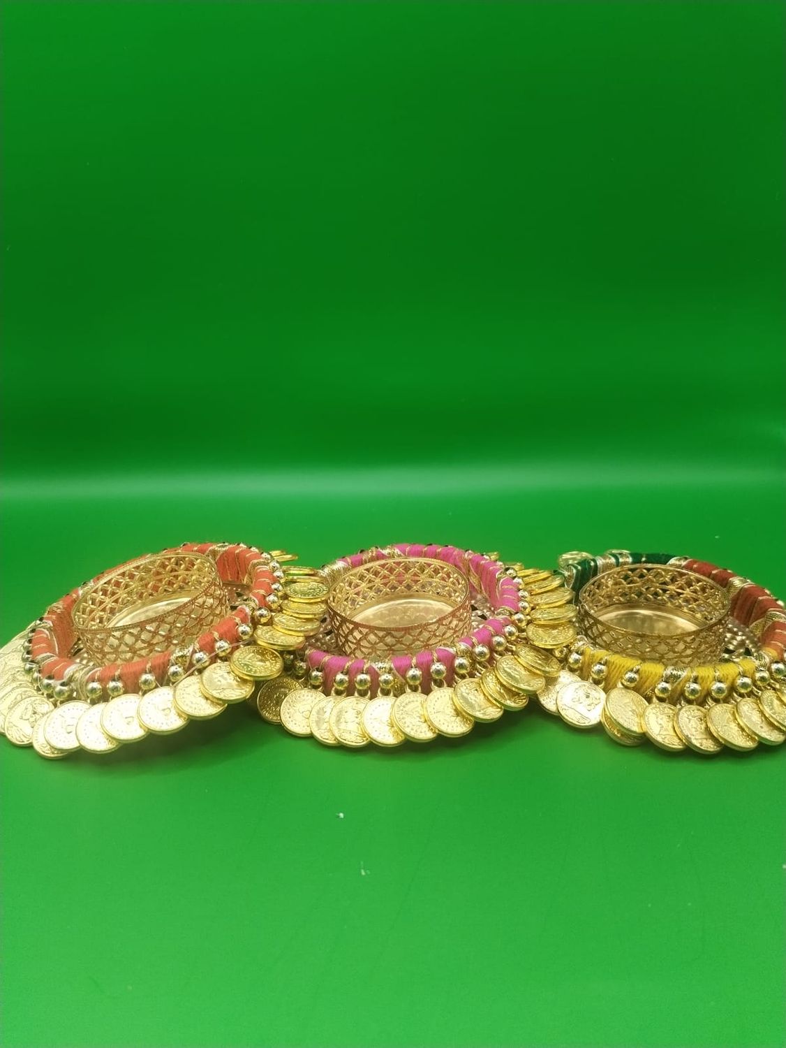 Coin- design Tealight Candle Holder