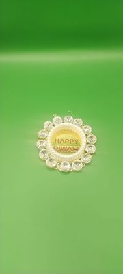 Rhinestone Diamond Candle Holder