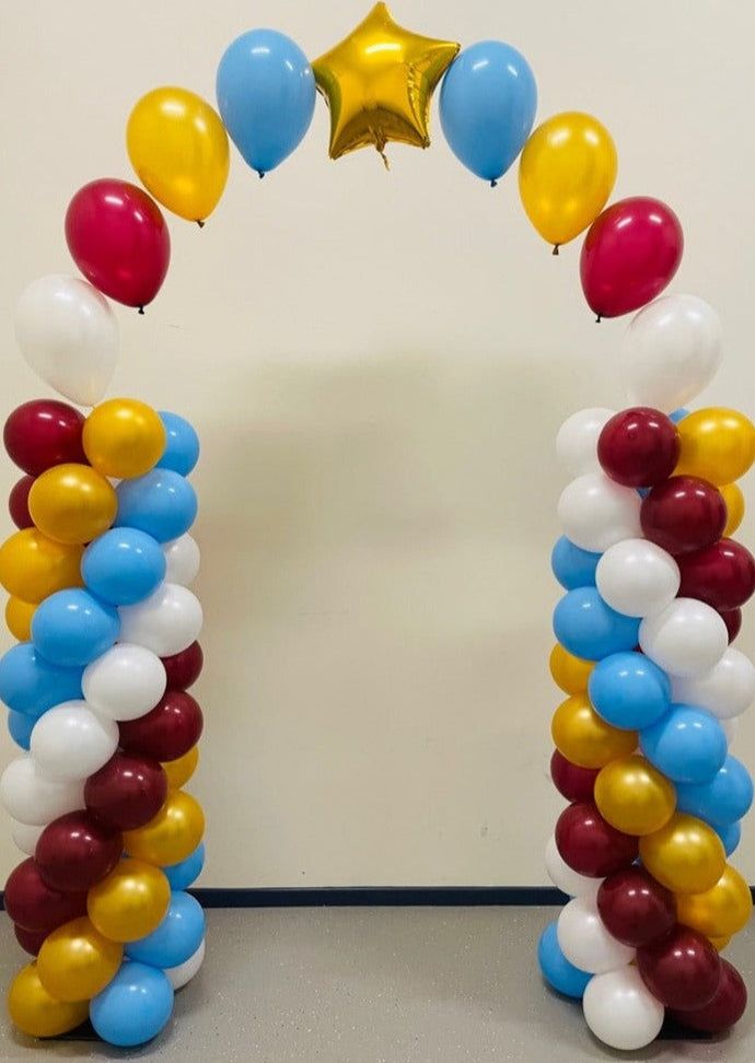 Helium Arch with Columns