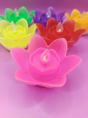 Water Sensor LED Lotus Diya
