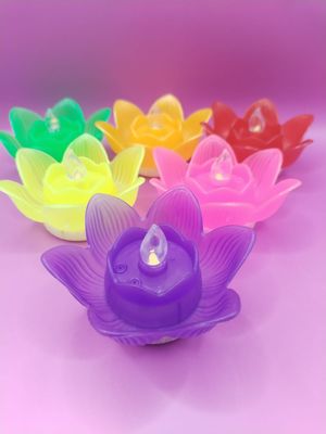 Water Sensor LED Lotus Diya