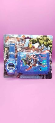 Avengers Watch and wallet set