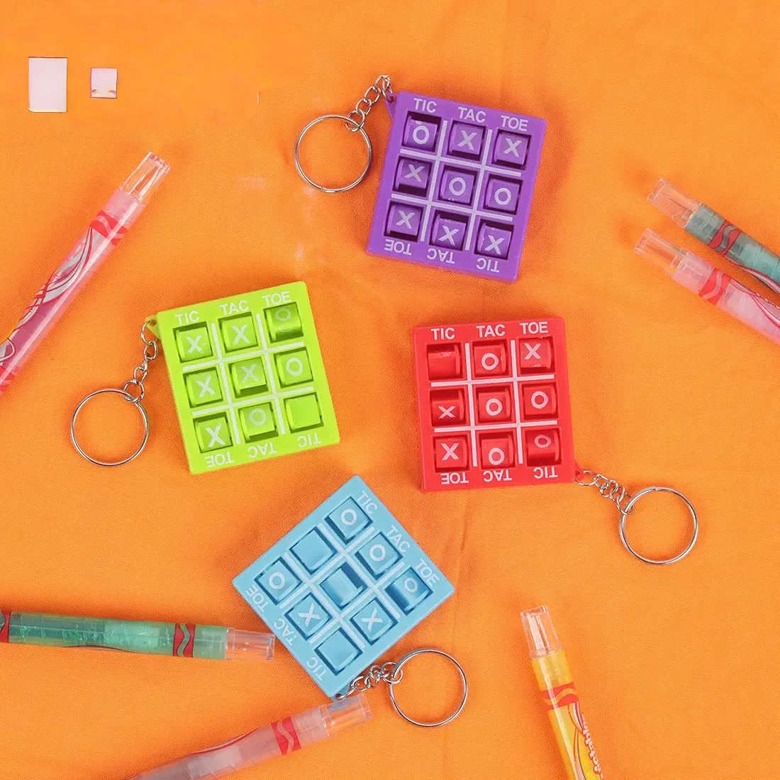 4 set  Tic-Tac-Toe with keychain