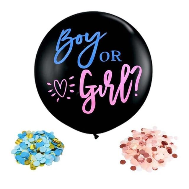Gender Reveal Balloon heartsa