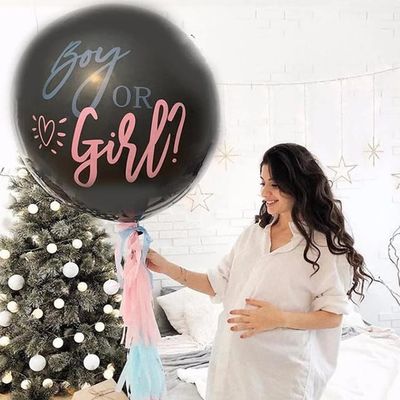 Gender Reveal Balloon heartsa