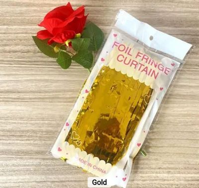 Golden Foil  Curtain