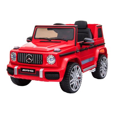 Kids Electric Ride On Car Mercedes-Benz AMG63 License Toy Cars Remote Red