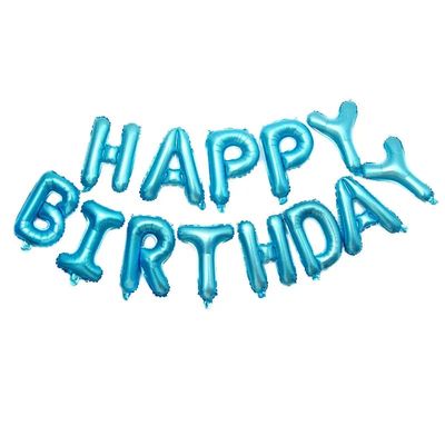 HAPPY BIRTHDAY Foil Balloon (blue)
