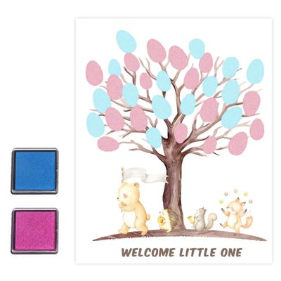 Gender reveal fingerprint game