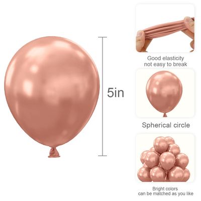 Chrome Rose Gold  5 inch 