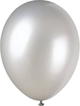 Chrome Silver  5 inch Balloon 