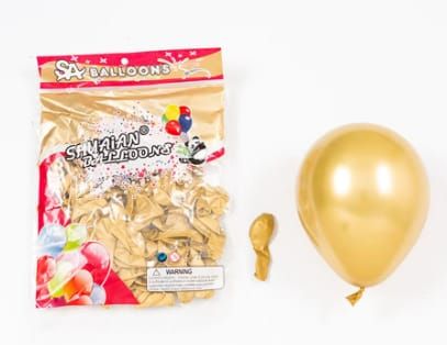 Chrome Gold  5 inch Balloon