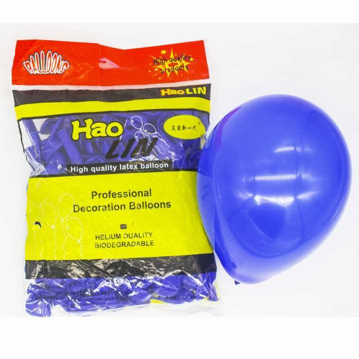 Blue latex 12inch balloon