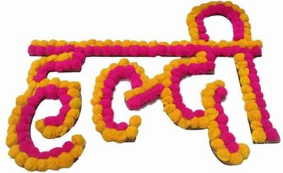 Haldi Decoration for Marriage (hindi)