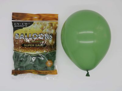 Green latex 12inch balloon