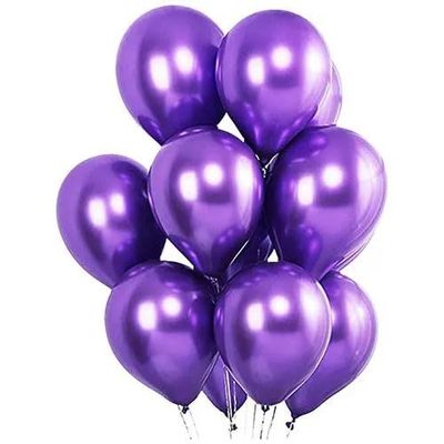 Chrome purple 12 inch Balloon