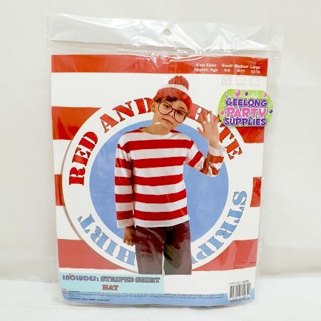 Where Waldo Striped Shirt (Medium)