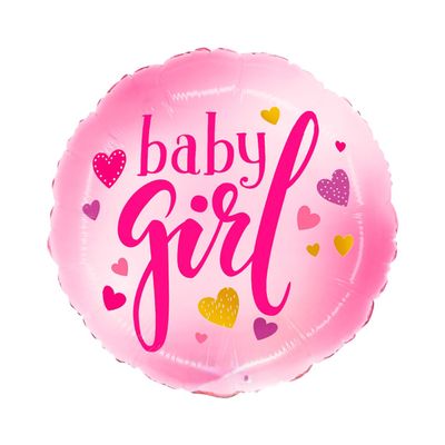 Pink "Baby Girl" Balloon