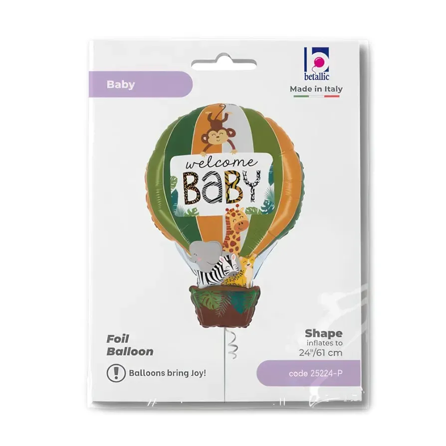 Jungle Safari &quot;WELCOME BABY&quot; Balloon