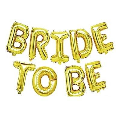 &quot;BRIDE TO BE&quot; Foil Balloon Pack