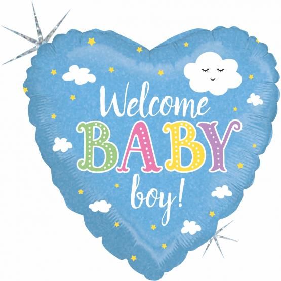 &quot;Welcome Baby Boy&quot; Balloon
