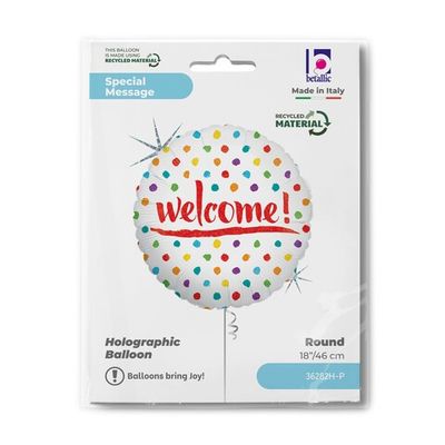 &quot;Welcome&quot; Foil Balloon