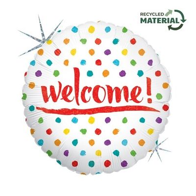 "Welcome" Foil Balloon
