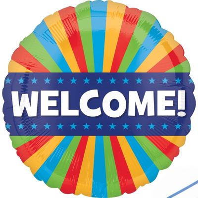 &quot;Welcome Blitz 18&quot; Foil Balloon