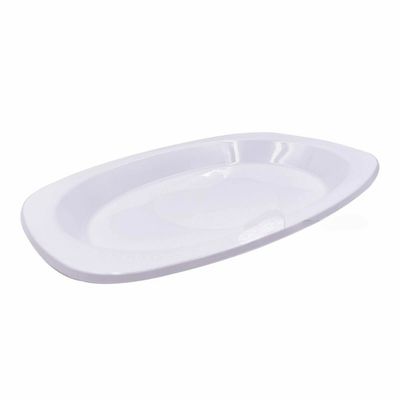 50x Oval Party Plastic Plate