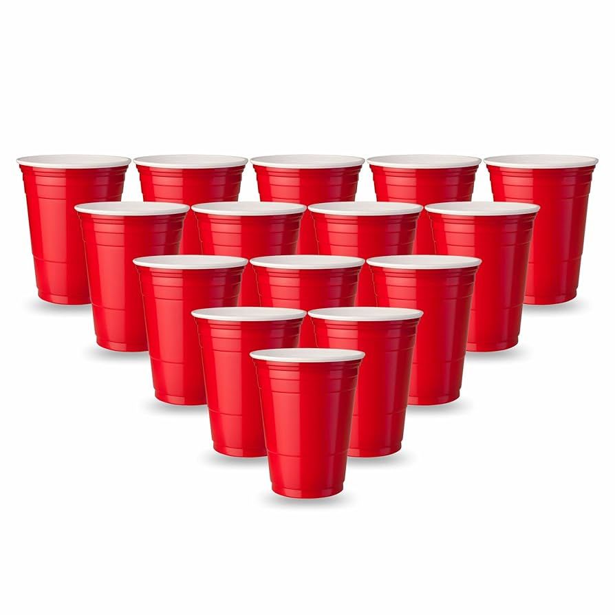Kitchen Delight 9oz Red Plastic Cup (24pack)