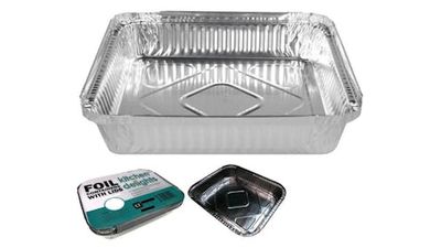 Kitchen Delights 20 Piece Foil Container (22 x 15 x 4.5cm)