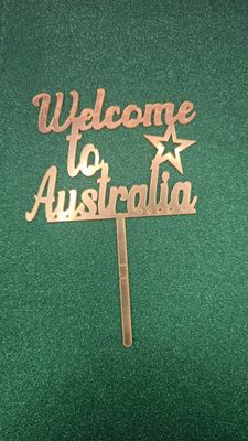 Cake Topper- Welcome to Australia