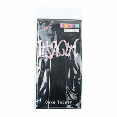 IT'S Girl Cake Topper