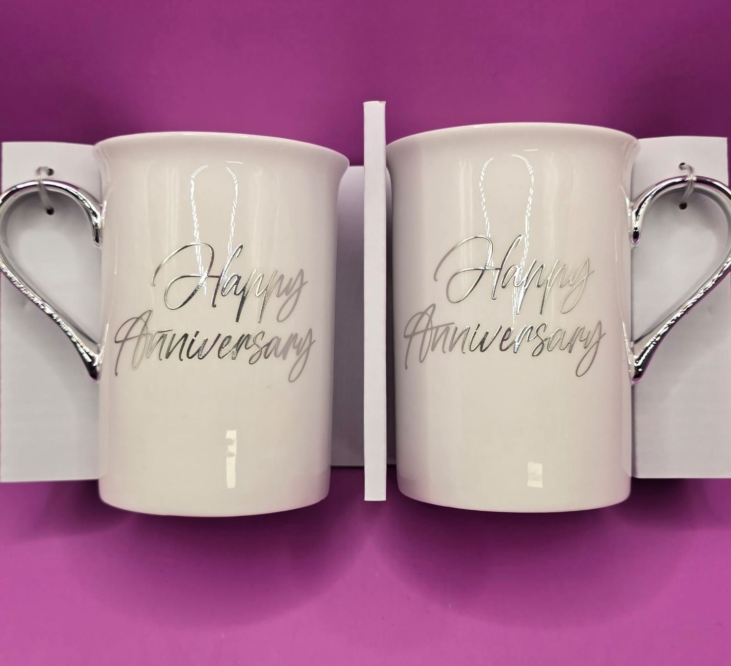 &quot;Happy Anniversary&quot; Mug Set