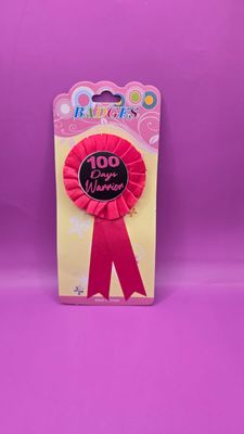 100 Days Warrior Award Badge