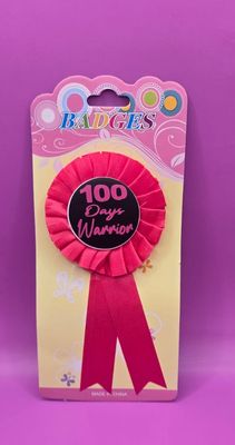 100 Days Warrior Award Badge